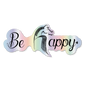 Be Happy Sticker Horseplay Apparel