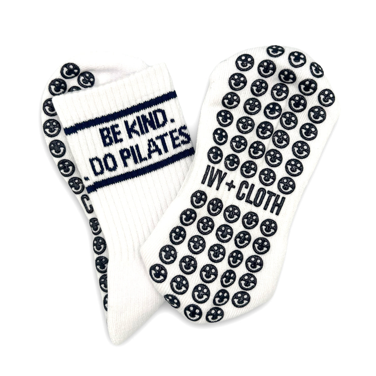 Be Kind, Do Pilates Grip Socks Ivy + Cloth