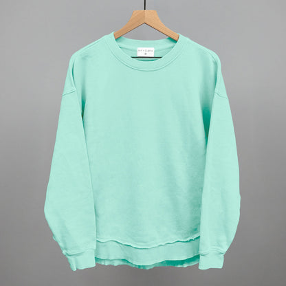 Beach Glass Oversized Terry Poncho Ivy + Cloth