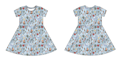 Oceania - Dress Blush Lotus