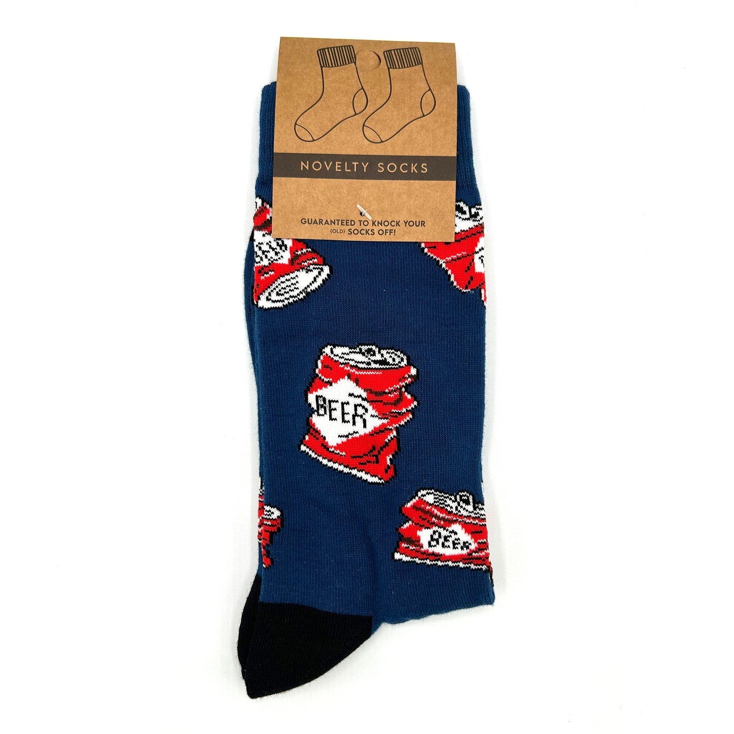 Crushed Can Novelty Socks Shield Republic