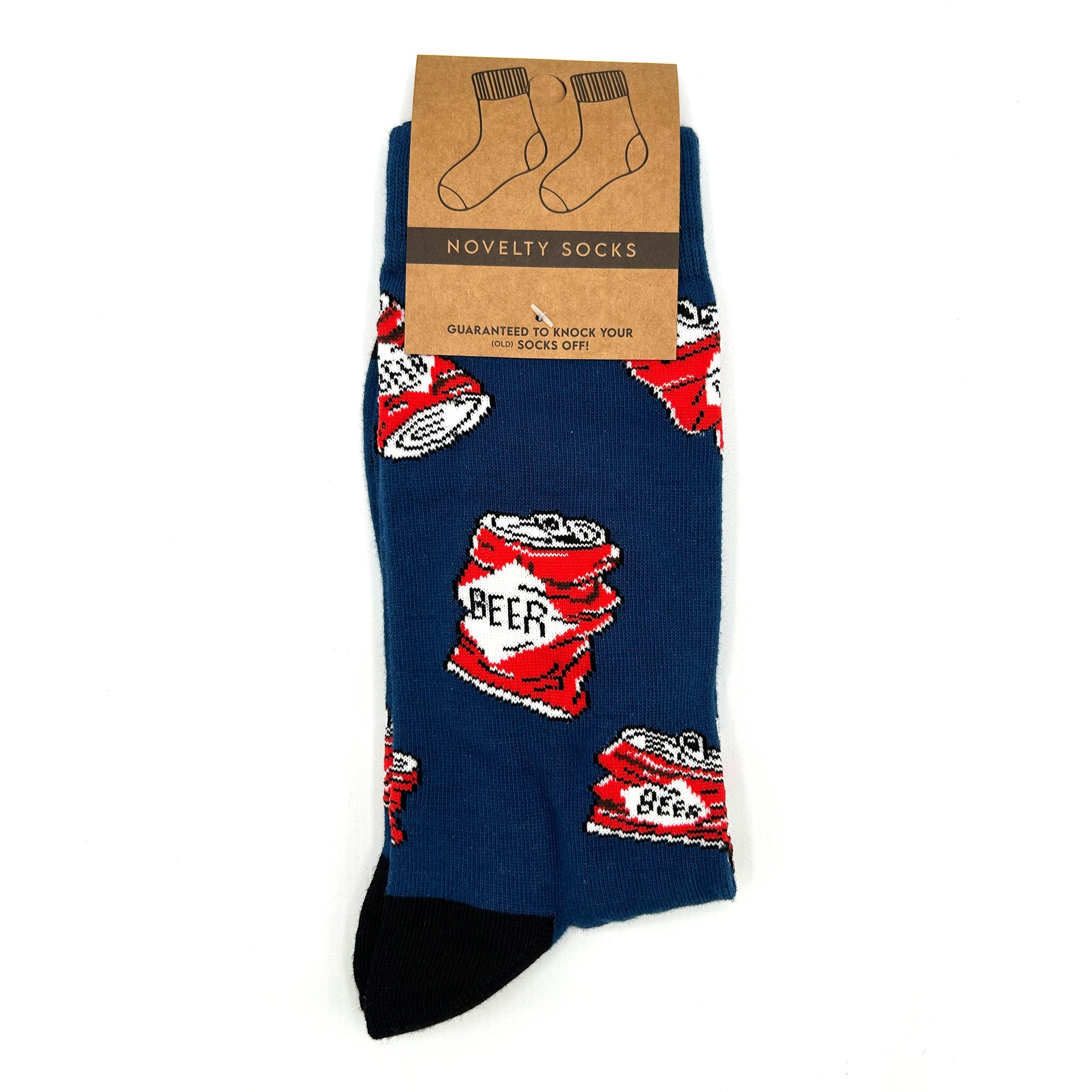 Crushed Can Novelty Socks Shield Republic