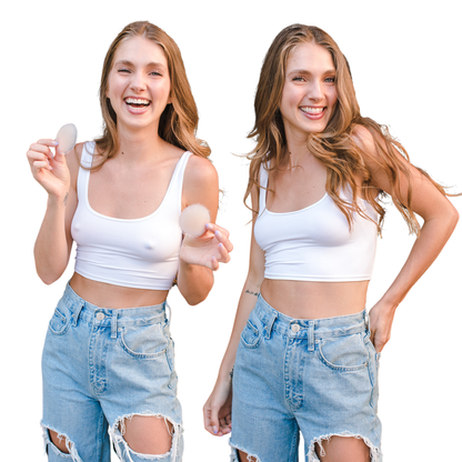 Limited Edition White Basics Bundle - Light Nude Boob-eez