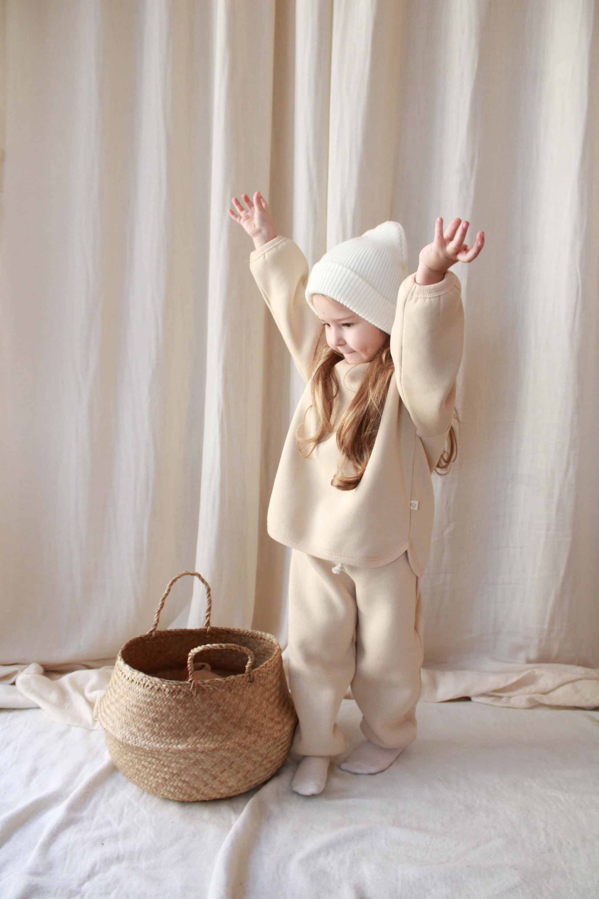 Noa 2 Piece Beige Set Honey and Hive