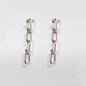 Bellamy - Horseshoe Link Earring in Silver Urban-Equestrian