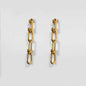 Bellamy - Horseshoe Link Earring in Gold Urban-Equestrian