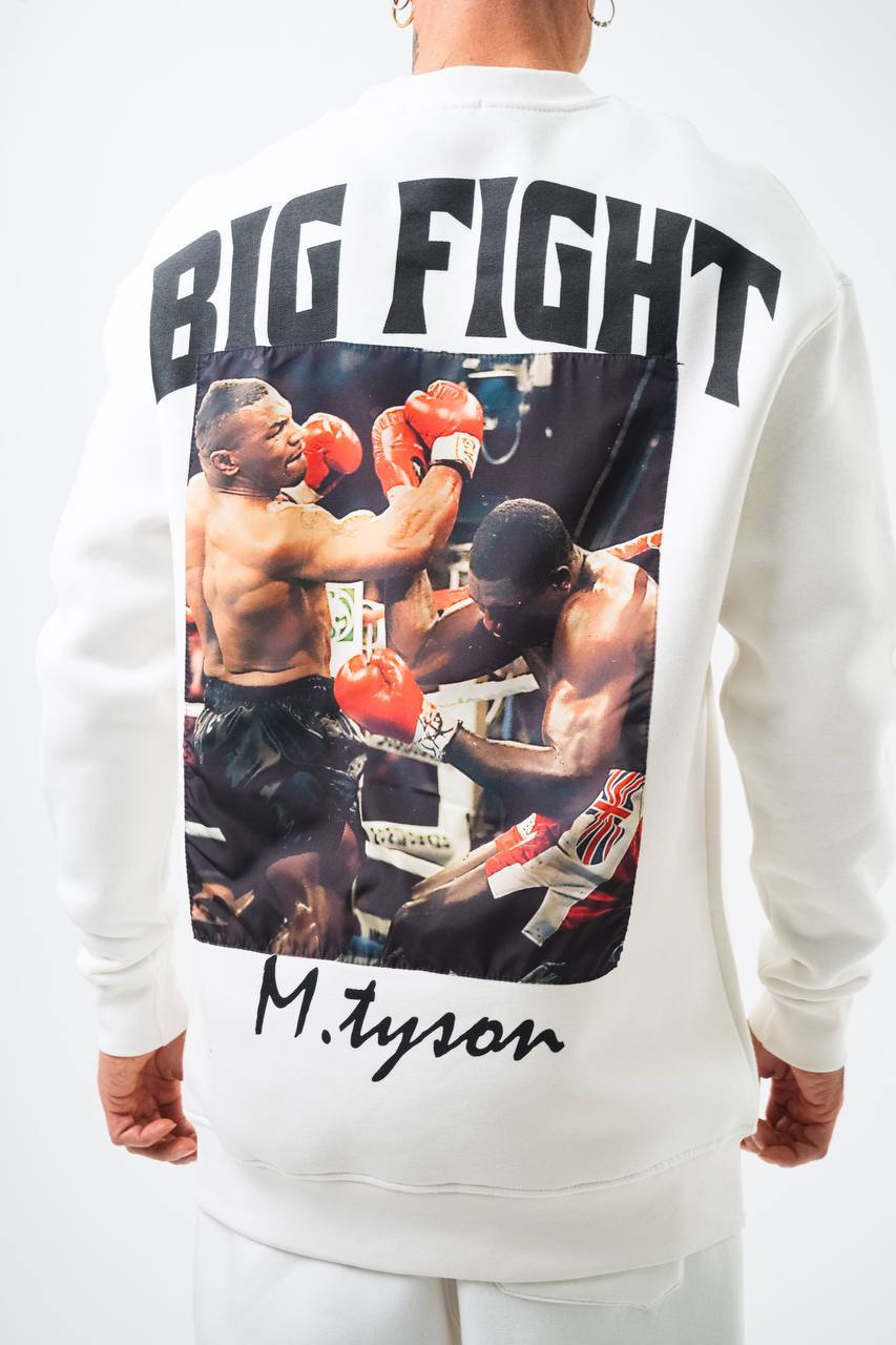 "Big Fight" Mike Tyson Oversized Unisex Sweatshirt Withinblack