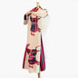 Equus -  Crimson Equestrian Motif Luxe Shawl Urban-Equestrian