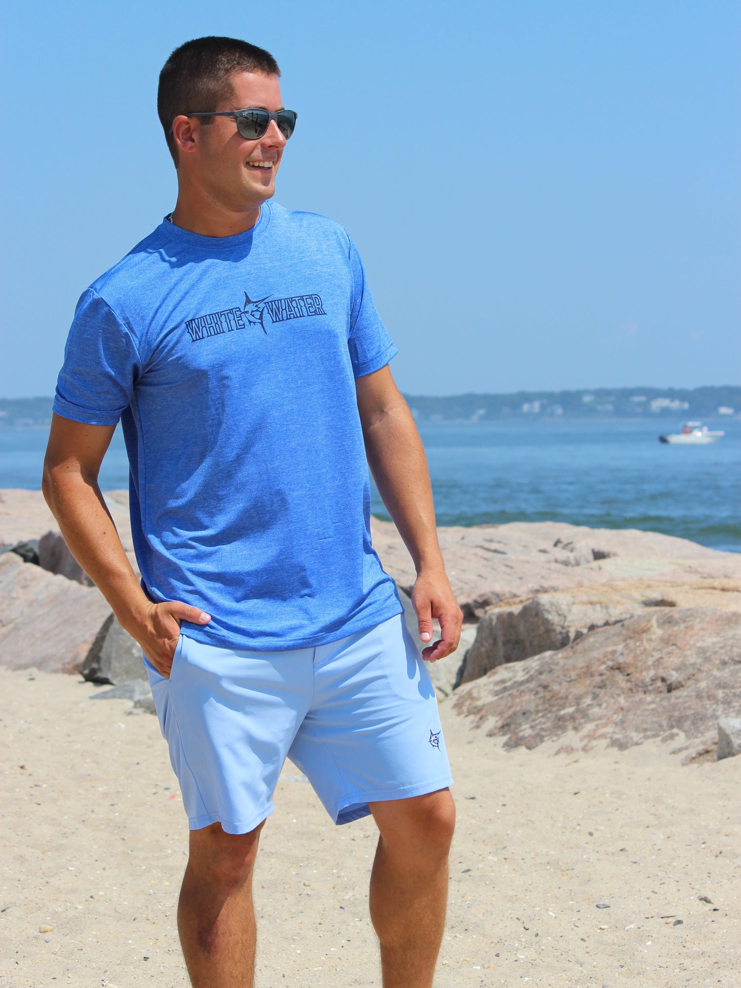 Bimini Primary Performance Tee White Water Life