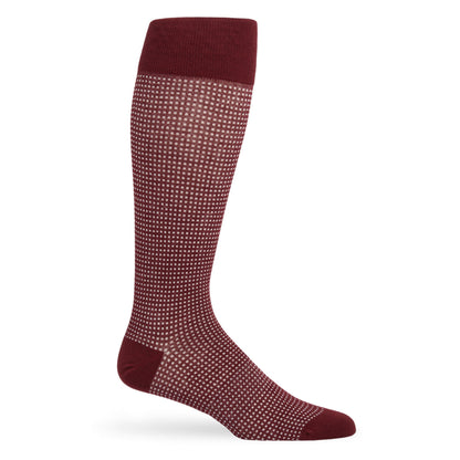 Maroon Birdseye Dress Socks DeadSoxy