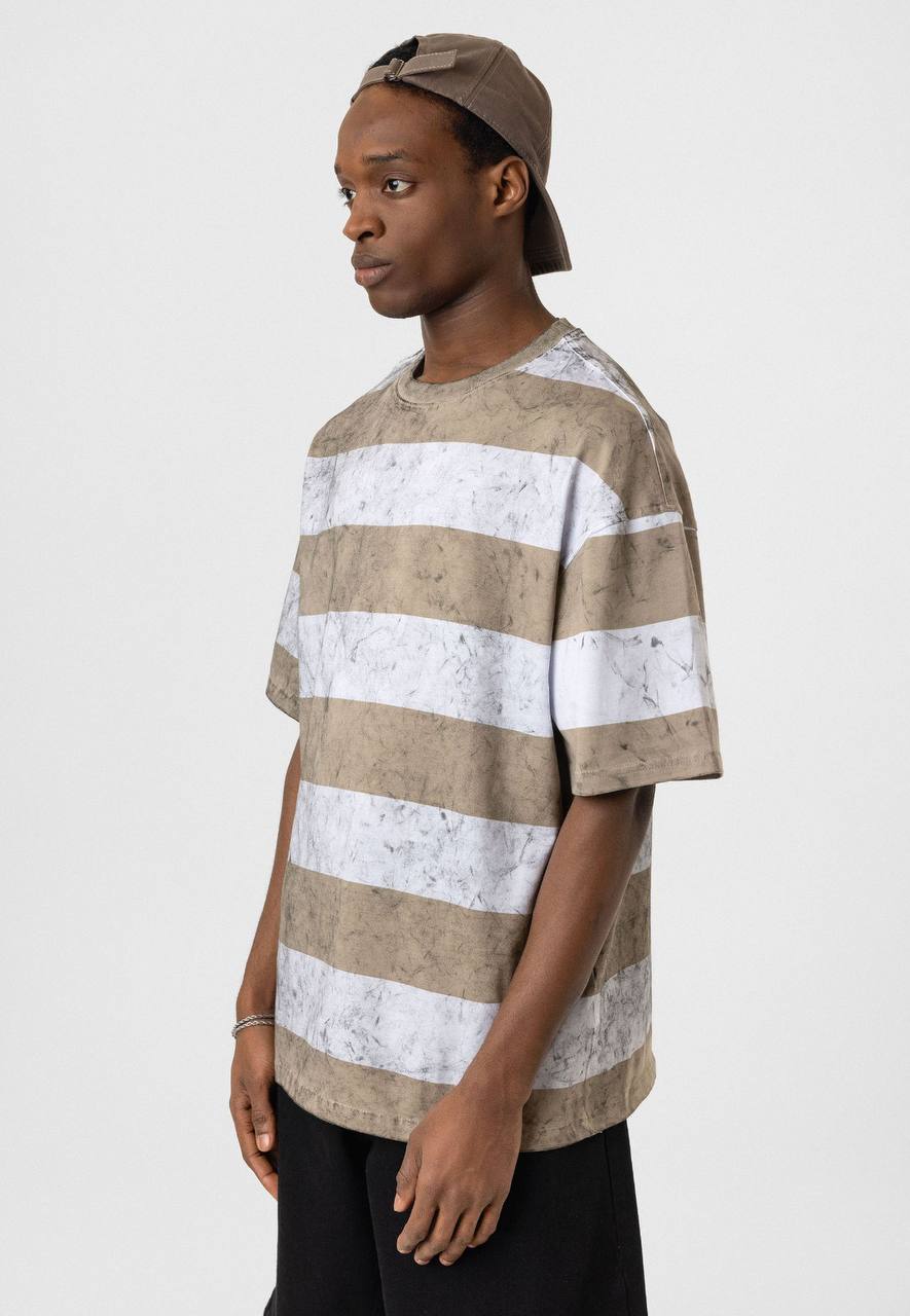 Black 24 Blur Boxy Tee - Vintage Style Designer T-Shirt - Streetwear Graphic Top Withinblack