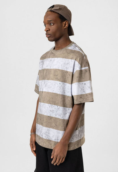 Black 24 Blur Boxy Tee - Vintage Style Designer T-Shirt - Streetwear Graphic Top Withinblack