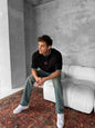 Jordan Logo Contrast Collar Cotton Tee Withinblack