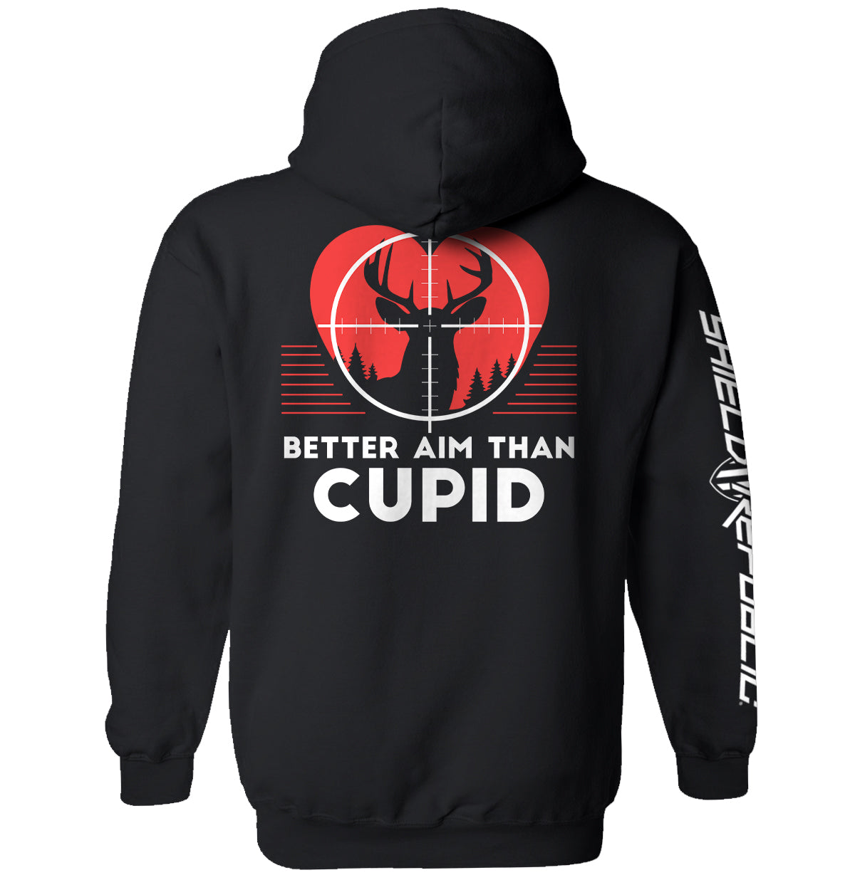 Better Aim Than Cupid Deer Shield Republic