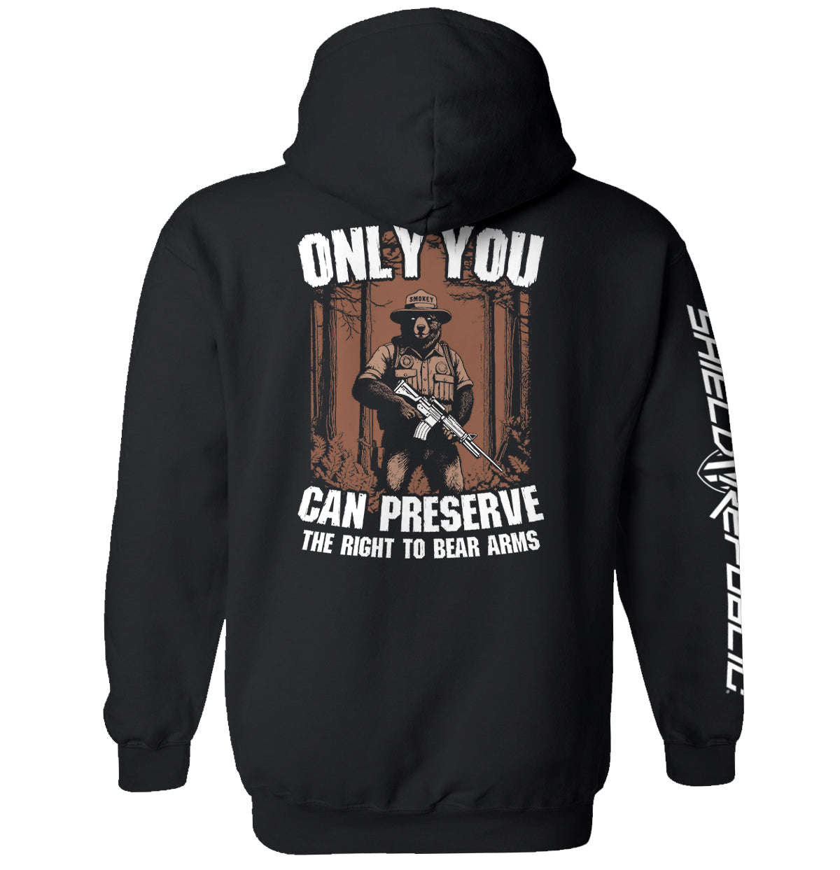 Only You can Preserve the the Right to Bear Arms Shield Republic