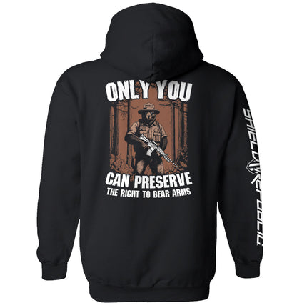 Only You can Preserve the the Right to Bear Arms Shield Republic