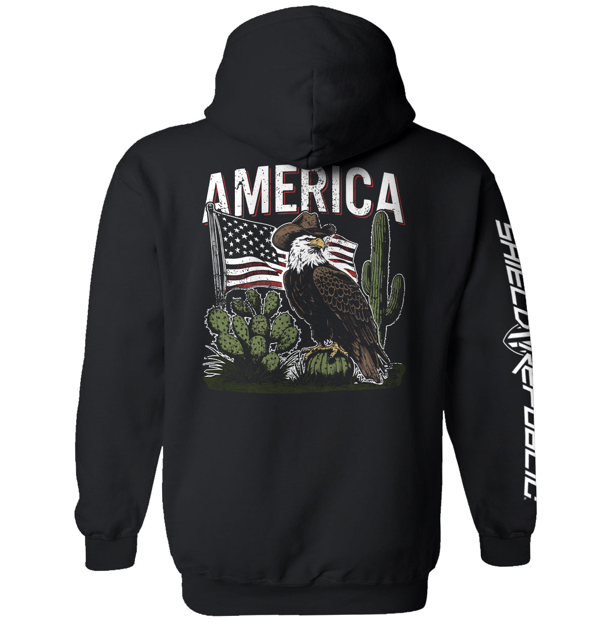 America Eagle Western Shield Republic