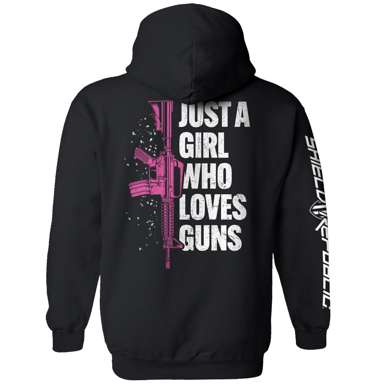 Just A Girl Who Loves Guns Shield Republic