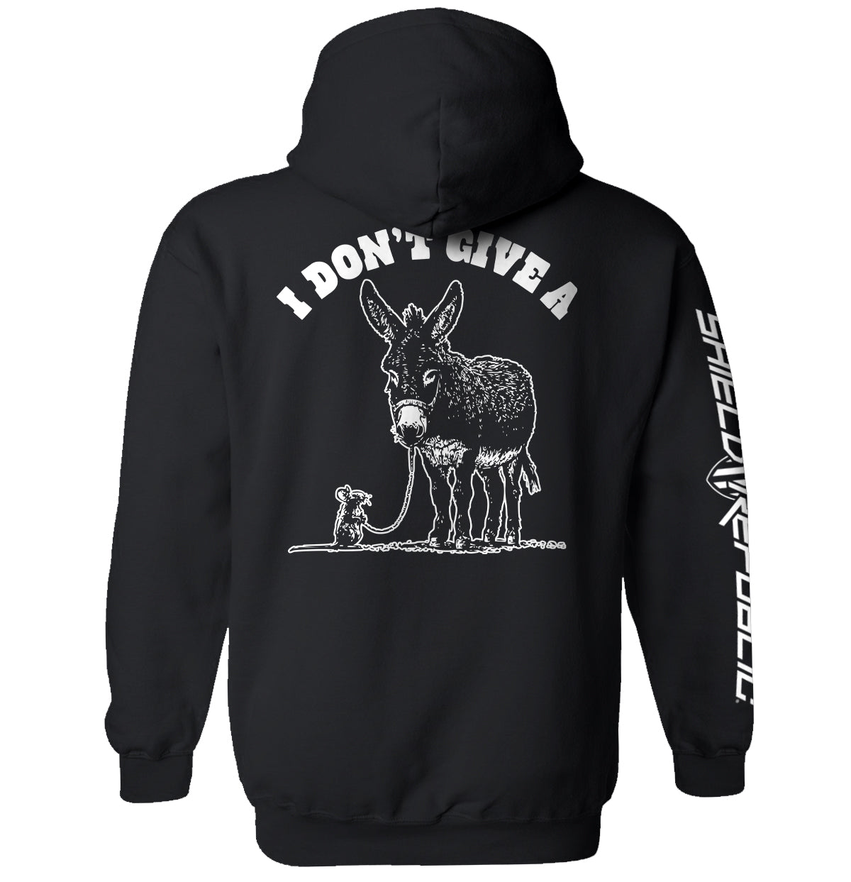 I Don't Give A Rat's Ass (Back Print) Shield Republic