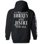 With Liberty And Justice For All Shield Republic