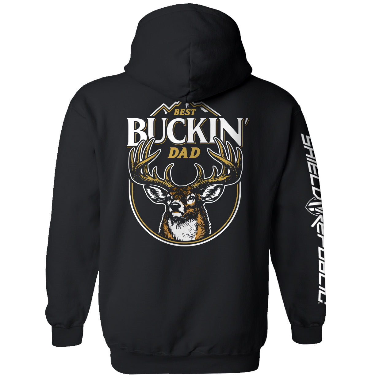 Best Buckin' Dad Deer Shield Republic