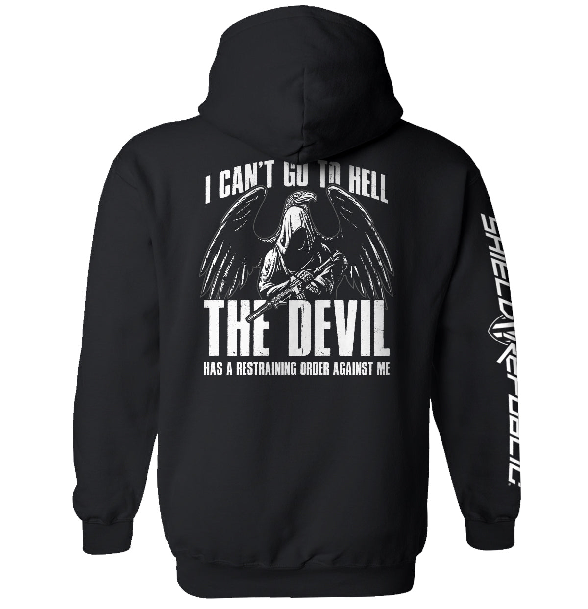 I Can't Go to Hell (Reaper Eagle) Shield Republic