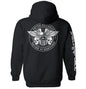 Never Retreat Never Surrender Skulls Shield Republic