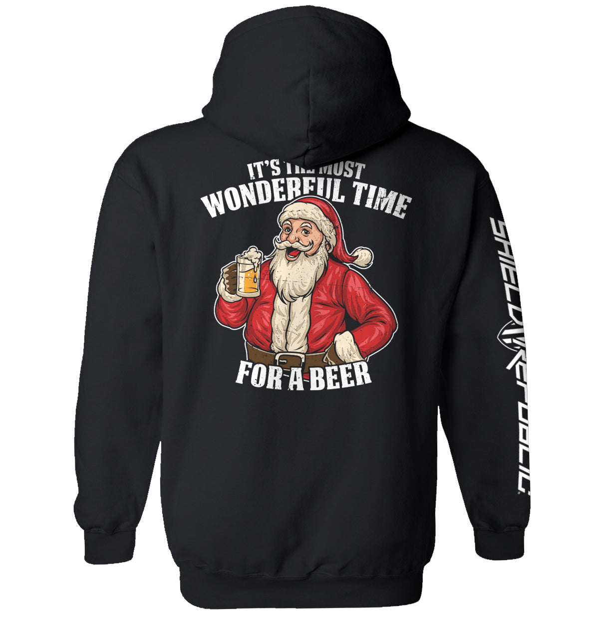 Most Wonderful Time For A Beer Shield Republic
