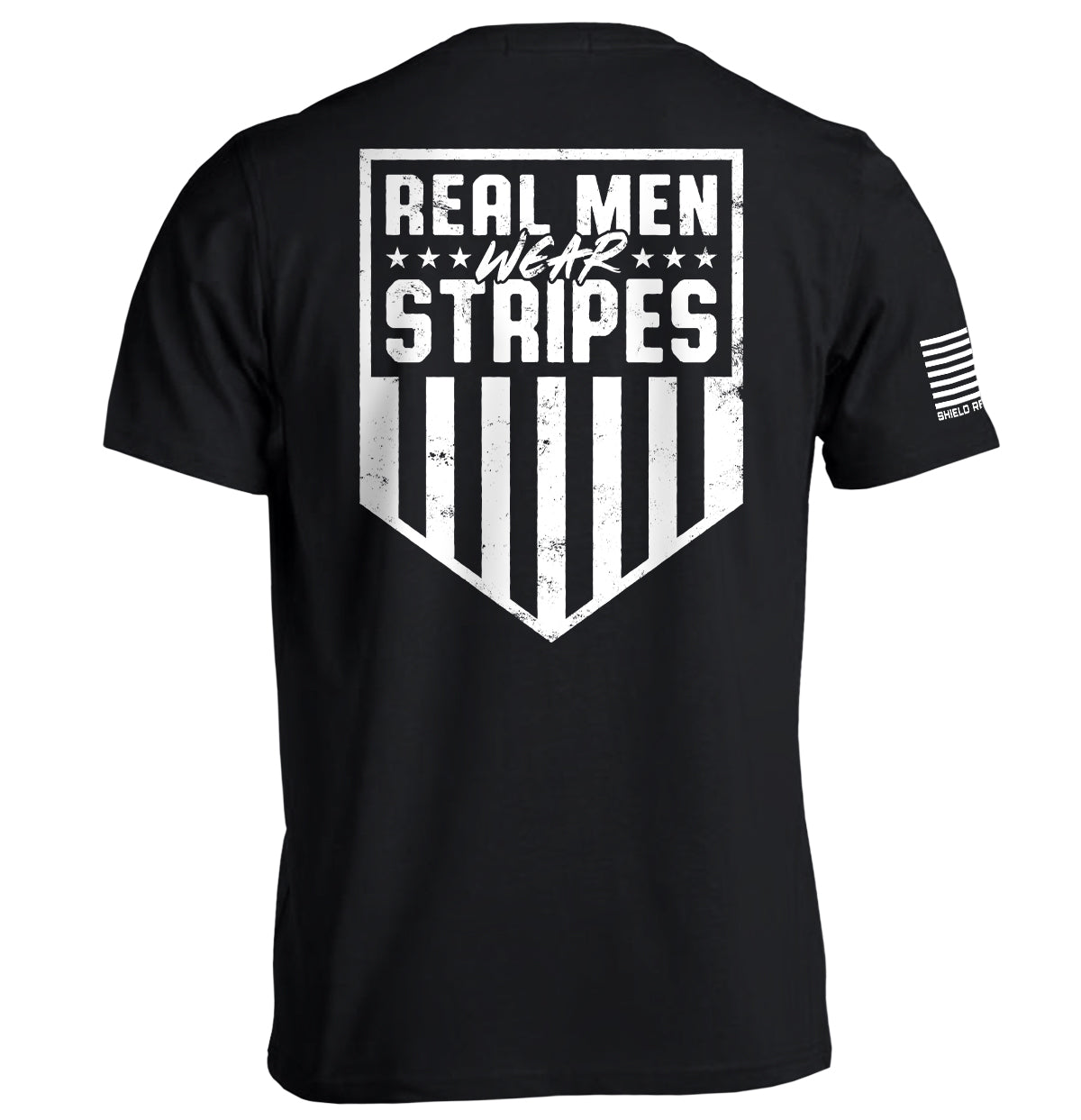 Real Men Wear Stripes (Back Print) Shield Republic