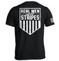 Real Men Wear Stripes (Back Print) Shield Republic