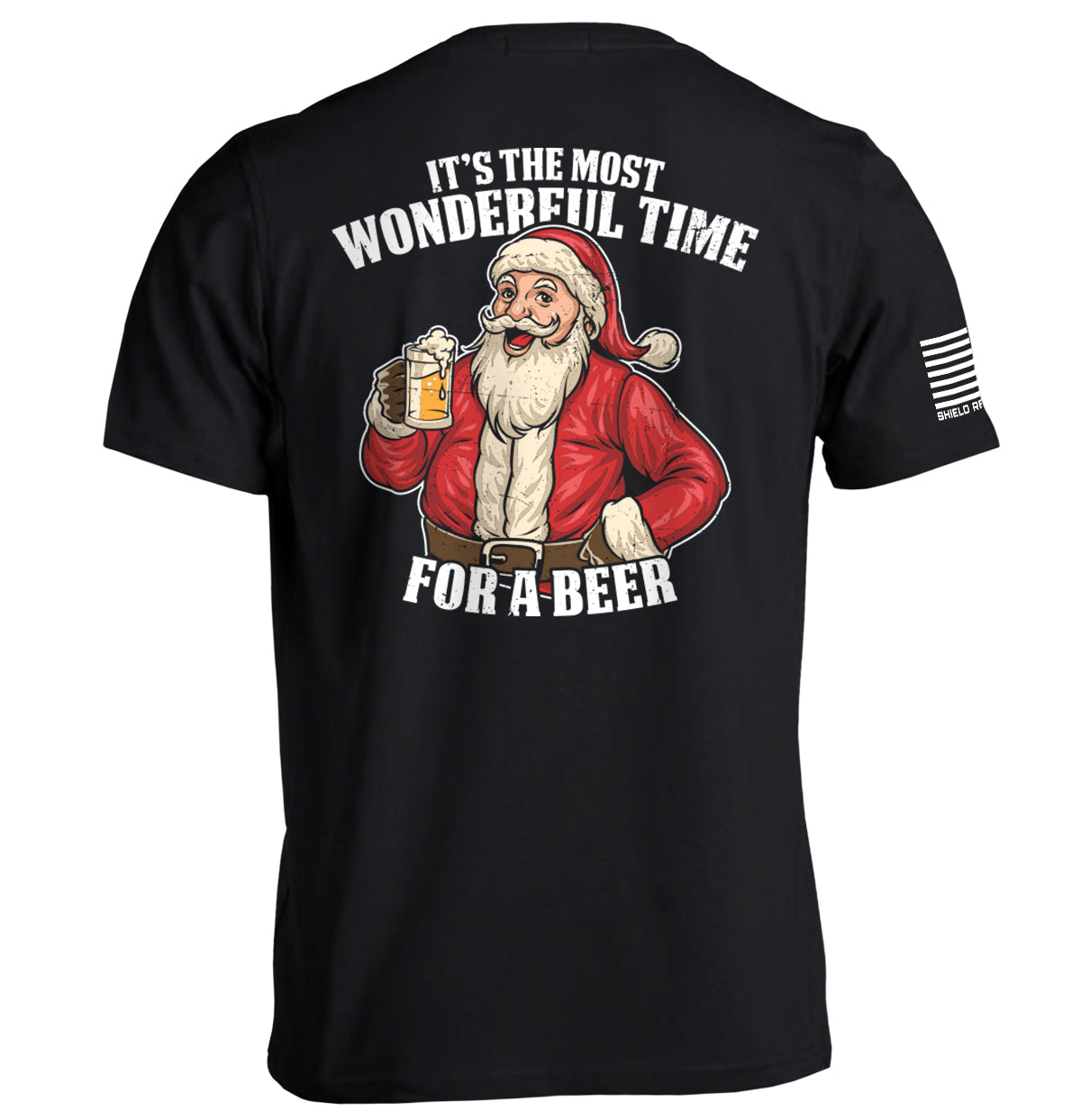 Most Wonderful Time For A Beer Shield Republic