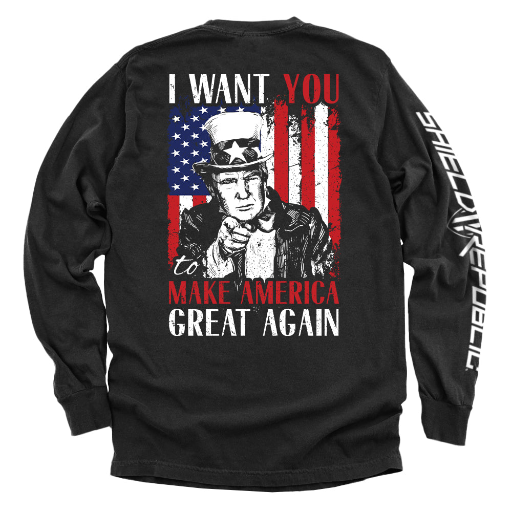 I Want You Trump Shield Republic