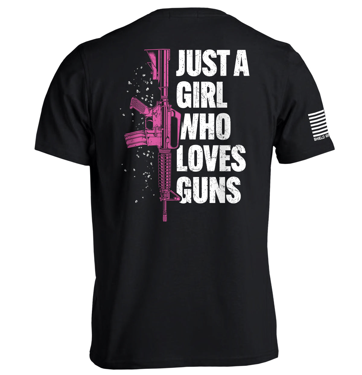 Just A Girl Who Loves Guns Shield Republic