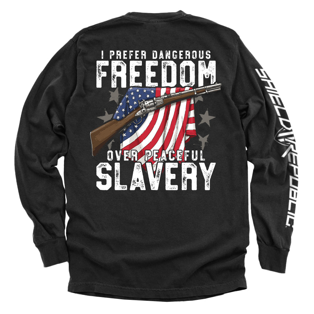 Dangerous Freedom Over Peaceful Slavery Shield Republic