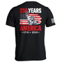 250 Years Statue of Liberty Shield Republic