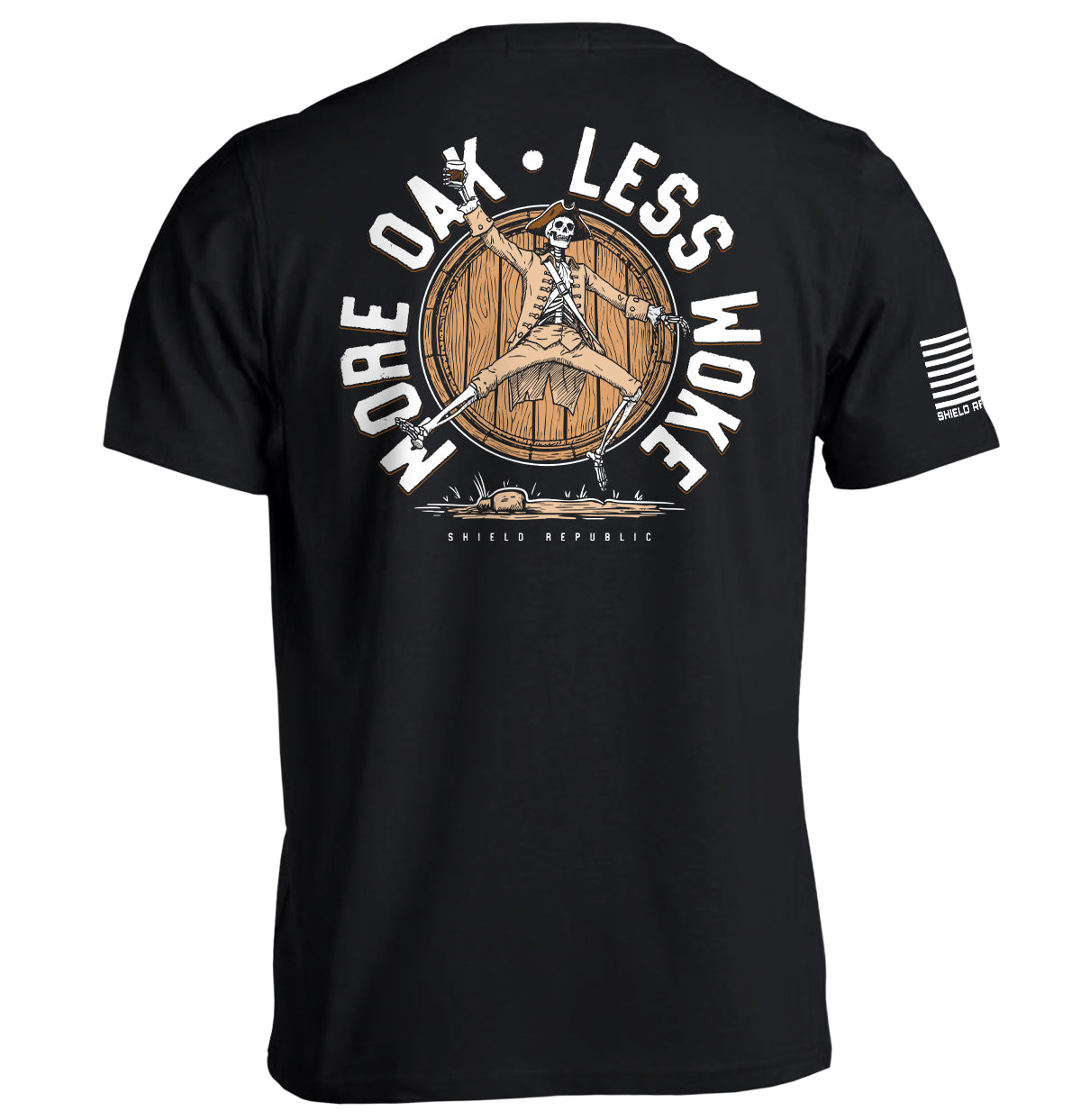 More Oak Less Woke Shield Republic