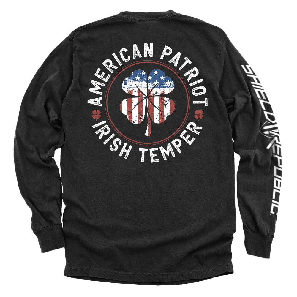 American Patriot Irish Temper Shield Republic