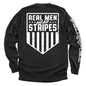 Real Men Wear Stripes (Back Print) Shield Republic