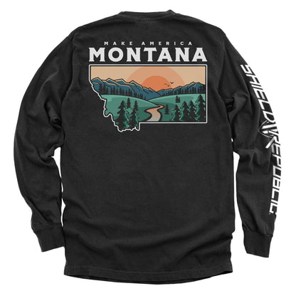Make America Montana Shield Republic
