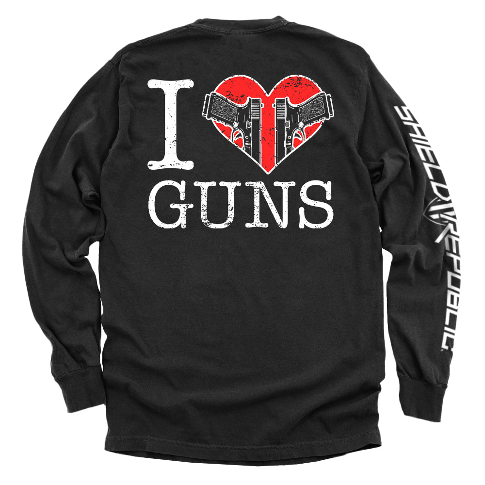 I Love Guns Shield Republic