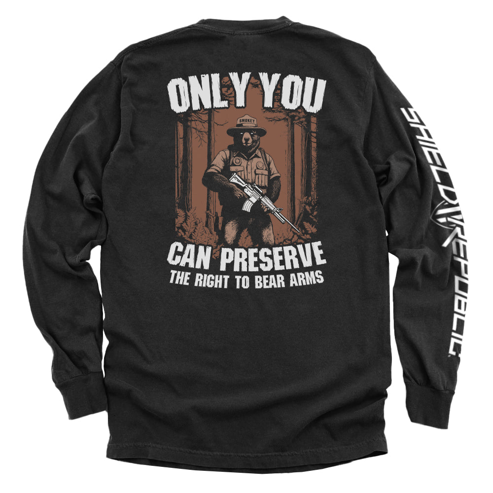 Only You can Preserve the the Right to Bear Arms Shield Republic
