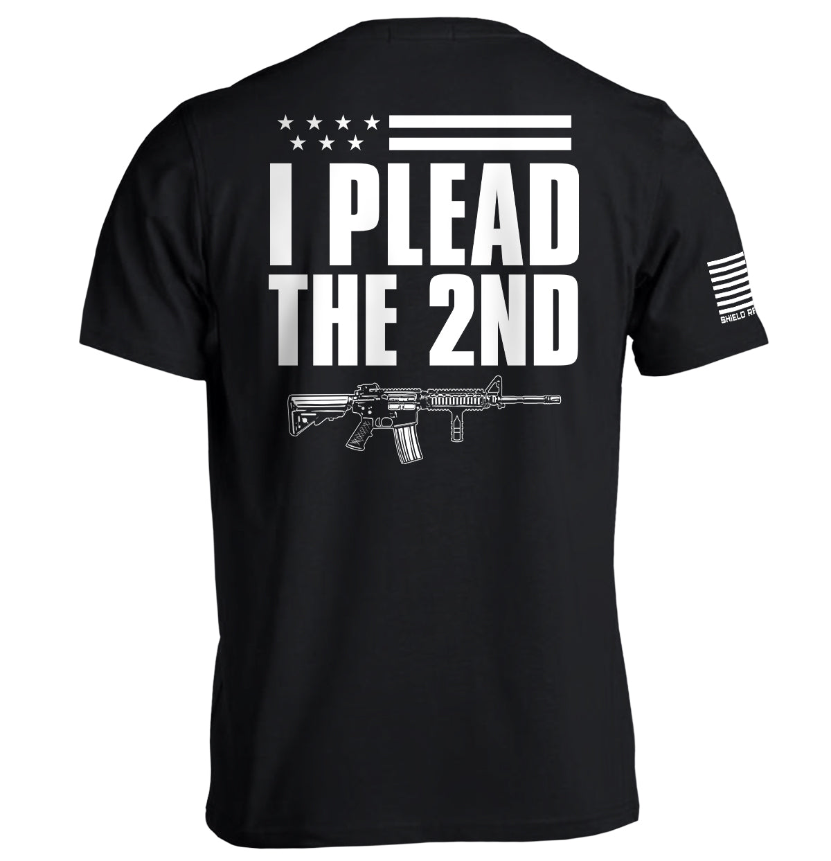I Plead The 2nd (Back Print) Shield Republic