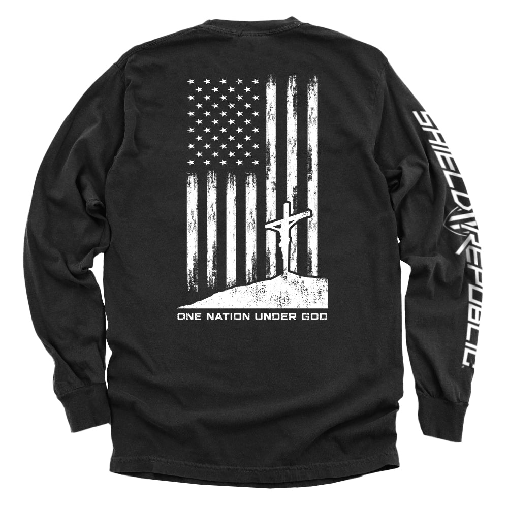 One Nation Under God Shield Republic