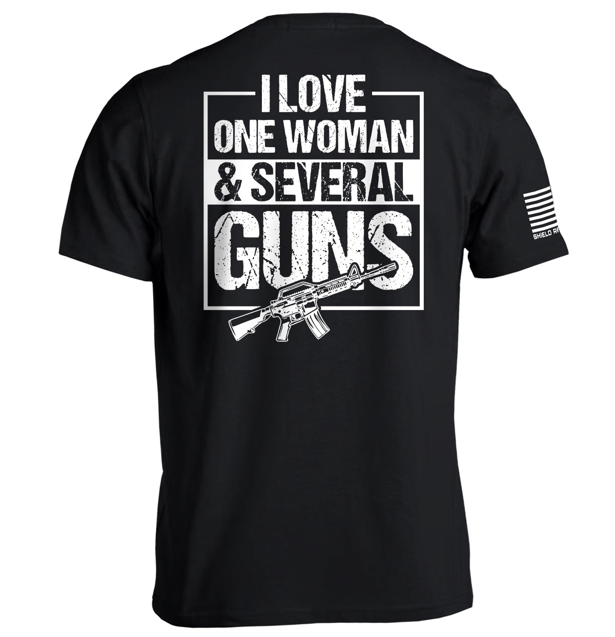 I Love One Woman & Several Guns Shield Republic