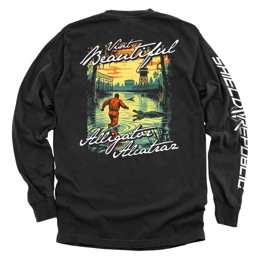 Visit Beautiful Alligator Alcatraz Shield Republic