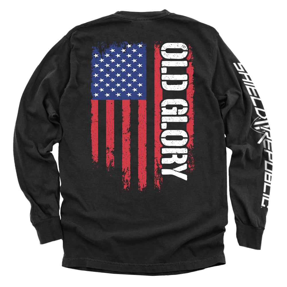 Old Glory Flag Shield Republic