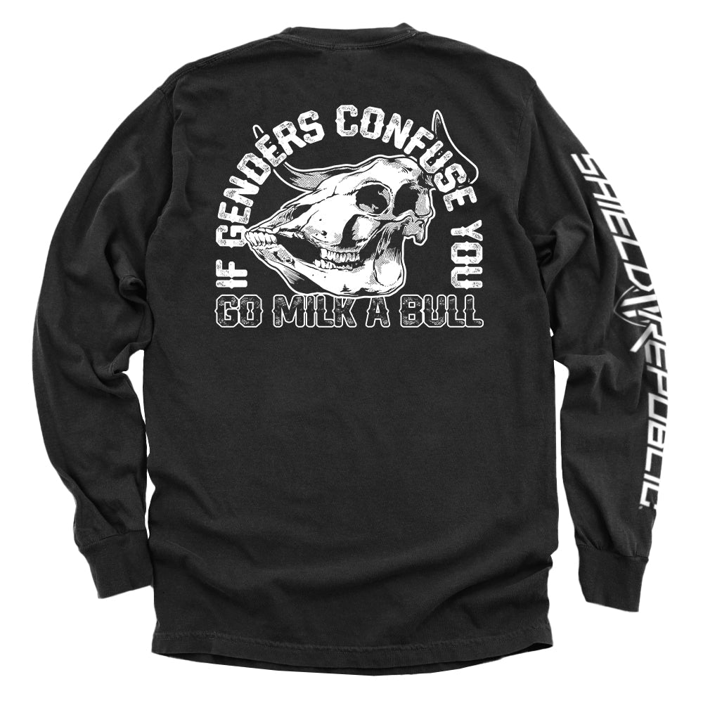 If Genders Confuse You Go Milk A Bull Shield Republic