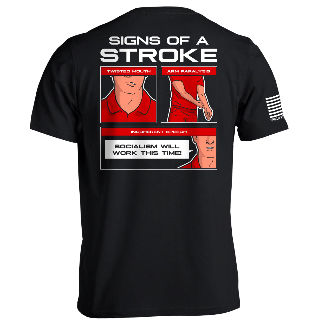 Signs of a Stroke Shield Republic