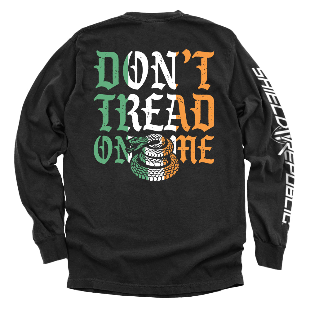 Don't Tread On Me Irish (Back Print) Shield Republic