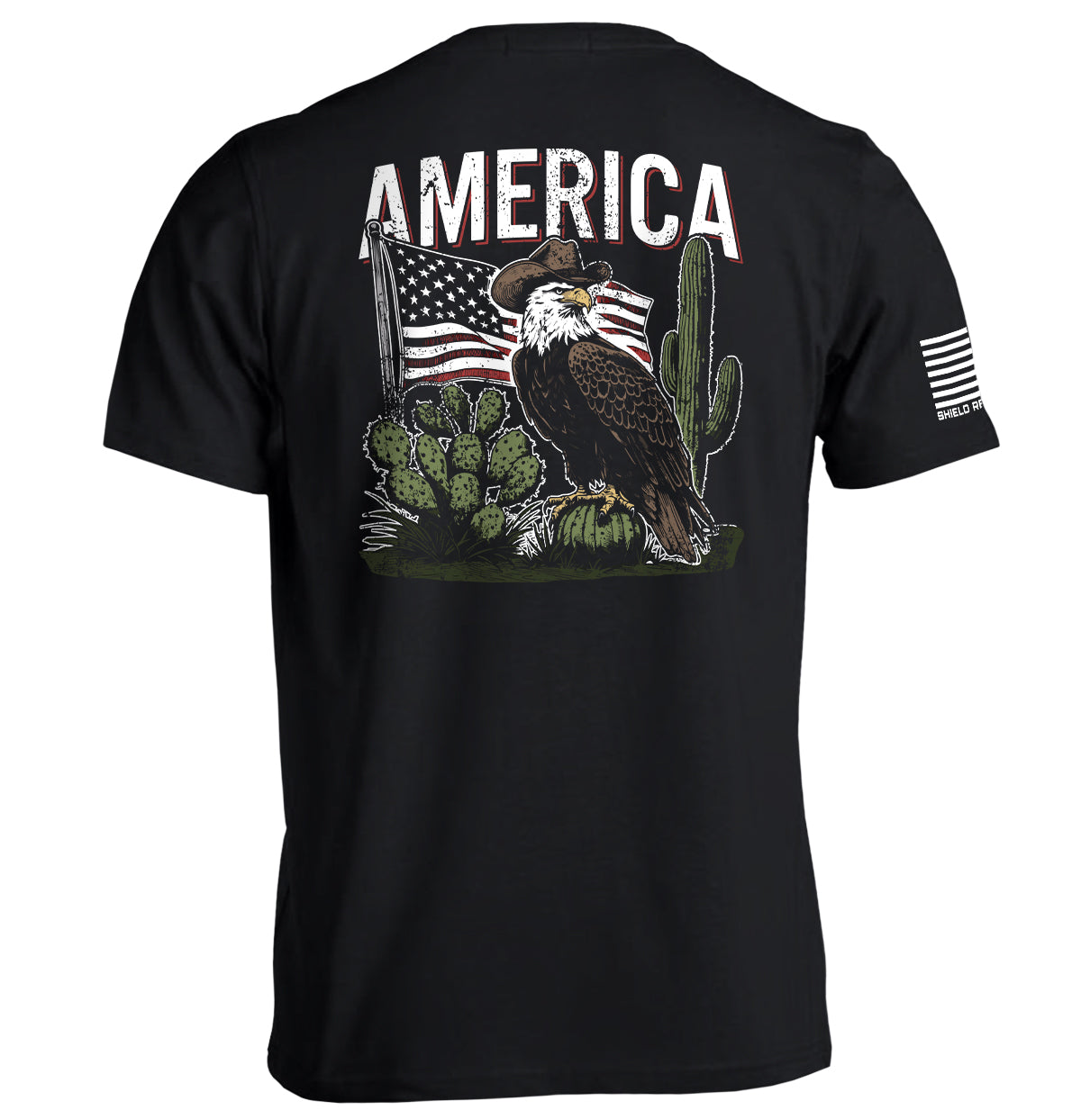 America Eagle Western Shield Republic